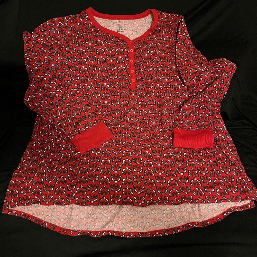 NWOT Vera Bradley Enchanting Flowers Long-sleeved XXL Pajama Set